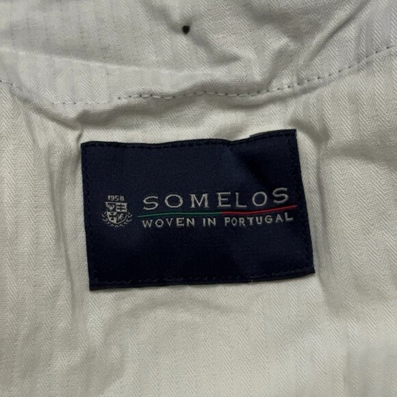 J.Crew Pants Mens Size 32x30 Ludlow Slim Fit Linen Blend Dress Suit Blue - Picture 5 of 8